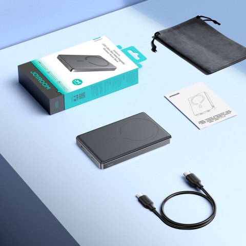 Powerbank Pro 10000mAh ultracienki magnetyczny PD 20W USB-C Lightning - szary Powerbank Pro 10000mAh ultracienki magnetyczny PD 20W USB-C Lightning - szary