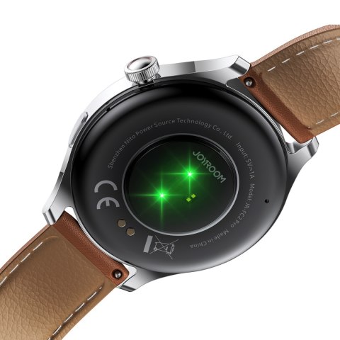 Smartwatch Classic Series JR-FC2 Pro z funkcją odbierania połączeń - srebrny Smartwatch Classic Series JR-FC2 Pro z funkcją odbierania połączeń - srebrny