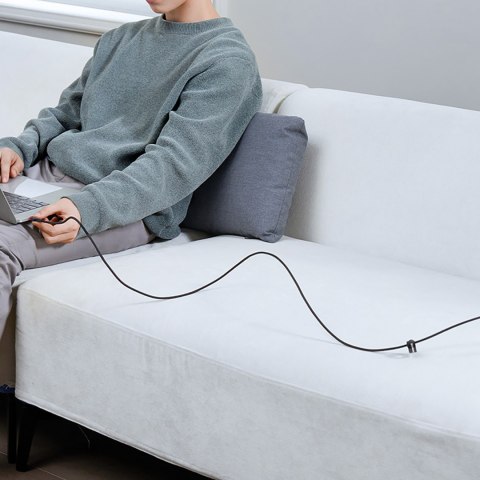 2x Kabel przewód Cafule USB-C - USB-C 100W 1m - czerwono-czarny i czarno-szary 2x Kabel przewód Cafule USB-C - USB-C 100W 1m - czerwono-czarny i czarno-szary