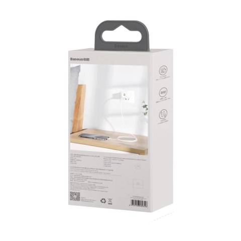2x Kabel przewód Simple Wisdom iPhone Lightning - USB-C 20W 1.5 m - biały 2x Kabel przewód Simple Wisdom iPhone Lightning - USB-C 20W 1.5 m - biały