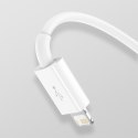 3w1 Kabel przewód Superior Series USB-A - USB-C / Lightning / micro USB 3.5A 1m - biały