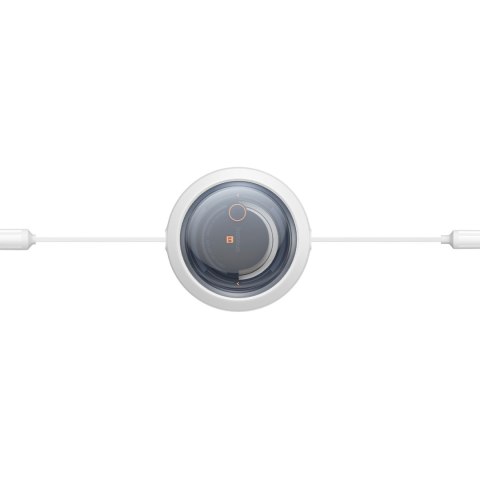 3w1 Kabel uniwersalny zwijany USB-C - Lightning / USB-C / micro USB 100W 1.1m - biały 3w1 Kabel uniwersalny zwijany USB-C - Lightning / USB-C / micro USB 100W 1.1m - biały
