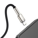 Kabel przewód Cafule Series Metal Data USB-A - iPhone Lightning 2.4A 1m - czarny