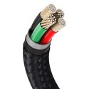 Kabel przewód Cafule Series Metal Data USB-A - iPhone Lightning 2.4A 1m - czarny