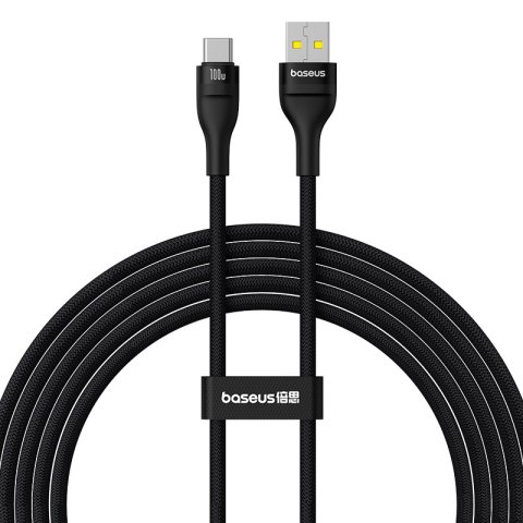 Kabel przewód Flash 2 USB-A - USB-C 100W 2m - czarny Kabel przewód Flash 2 USB-A - USB-C 100W 2m - czarny