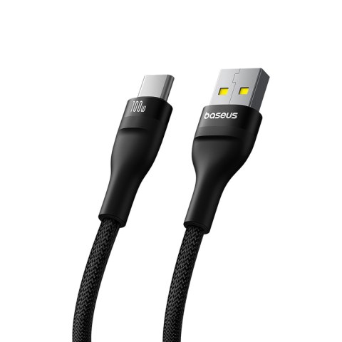 Kabel przewód Flash 2 USB-A - USB-C 100W 2m - czarny Kabel przewód Flash 2 USB-A - USB-C 100W 2m - czarny