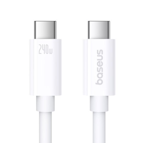 Kabel przewód Superior 2 USB-C - USB-C USB4 240W 1.8m - biały Kabel przewód Superior 2 USB-C - USB-C USB4 240W 1.8m - biały