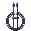 Kabel przewód Tungsten Gold USB-C - USB-C 100W 1m - granatowy