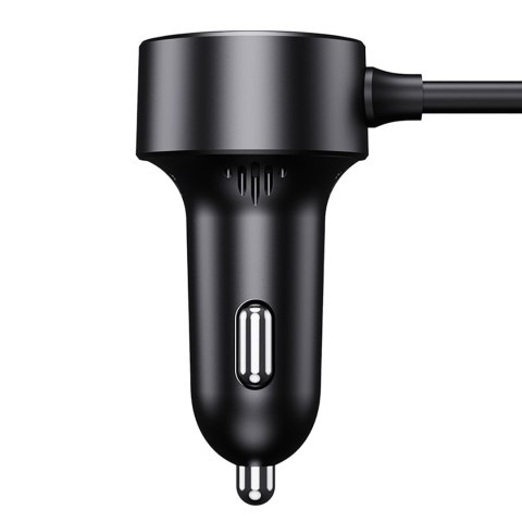 Ładowarka 2x gniazdo zapalniczki Adapter High Efficiency Pro USB-A USB-C 30W - czarny Ładowarka 2x gniazdo zapalniczki Adapter High Efficiency Pro USB-A USB-C 30W - czarny