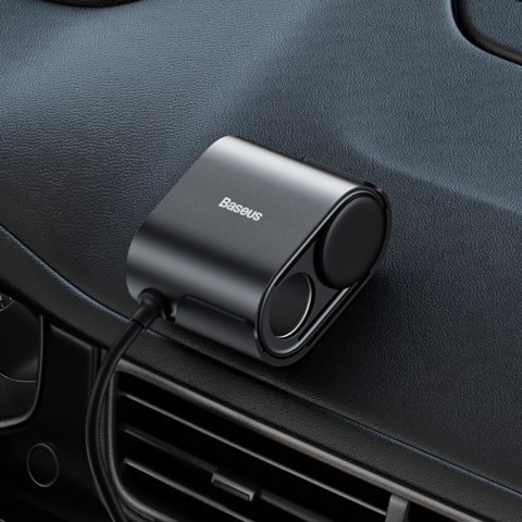 Ładowarka 2x gniazdo zapalniczki Adapter High Efficiency Pro USB-A USB-C 30W - czarny Ładowarka 2x gniazdo zapalniczki Adapter High Efficiency Pro USB-A USB-C 30W - czarny