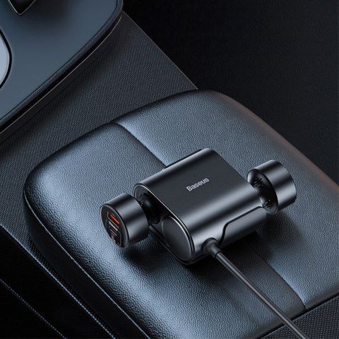 Ładowarka 2x gniazdo zapalniczki Adapter High Efficiency Pro USB-A USB-C 30W - czarny Ładowarka 2x gniazdo zapalniczki Adapter High Efficiency Pro USB-A USB-C 30W - czarny