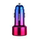 Ładowarka samochodowa Magic Series PPS USB-C USB-A 45W PD QC 5A - różowo-niebieska