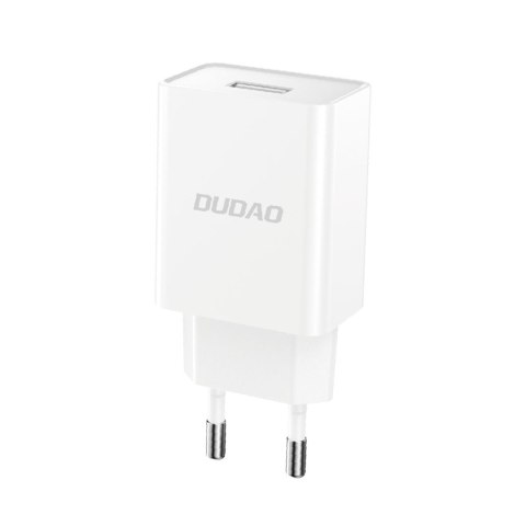 Ładowarka sieciowa USB-A 2.1A + kabel USB-A - microUSB - biała Ładowarka sieciowa USB-A 2.1A + kabel USB-A - microUSB - biała
