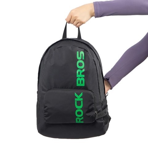 Plecak sportowy wodoodporny składany 46.5x38cm 18l - czarny Plecak sportowy wodoodporny składany 46.5x38cm 18l - czarny