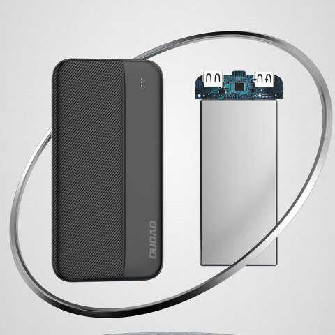 Powerbank 10000mAh 2x USB-A 5V 2A biały Powerbank 10000mAh 2x USB-A 5V 2A biały