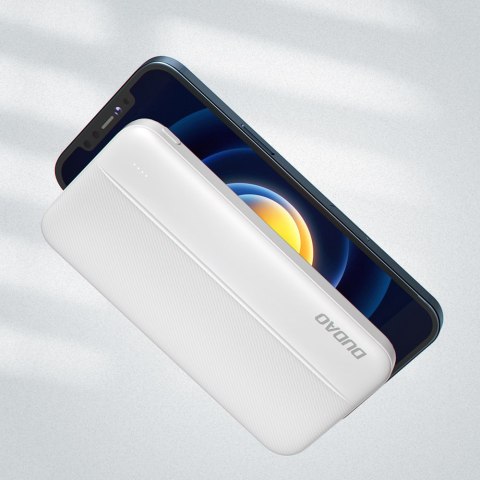Powerbank 10000mAh 2x USB-A 5V 2A biały Powerbank 10000mAh 2x USB-A 5V 2A biały
