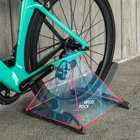 Stojak rowerowy pod koło oponę z regulacją szerokości 3 - 8 cm - czarny Stojak rowerowy pod koło oponę z regulacją szerokości 3 - 8 cm - czarny