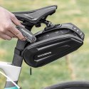 Torba rowerowa mocowana pod siodełko na zaczep szybkozłączke 1.8l - czarna