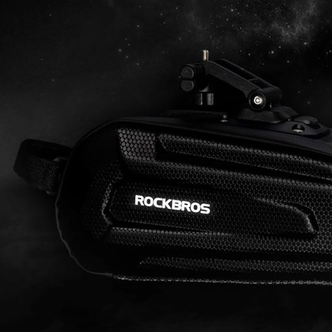 Torba rowerowa mocowana pod siodełko na zaczep szybkozłączke 1.8l - czarna Torba rowerowa mocowana pod siodełko na zaczep szybkozłączke 1.8l - czarna