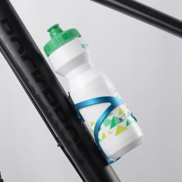 Uchwyt aluminiowy rowerowy na bidon butelkę - niebieski