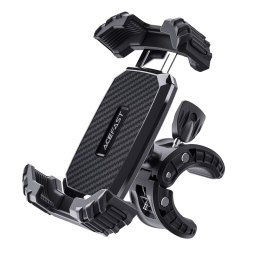 Uchwyt na telefon 4.5-6.7'' mocowany na kierownicę roweru motoru - czarny