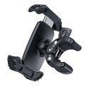 Uchwyt na telefon 4.5-6.7'' mocowany na kierownicę roweru motoru - czarny