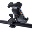 Uchwyt na telefon 4.5-6.7'' mocowany na kierownicę roweru motoru - czarny