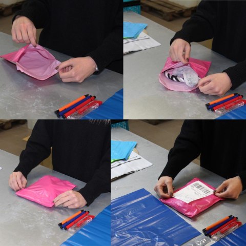 Foliopaki Kurierskie Różowe B3 400x500mm - 50 szt. Foliopaki Kurierskie Różowe B3 400x500mm - 50 szt.