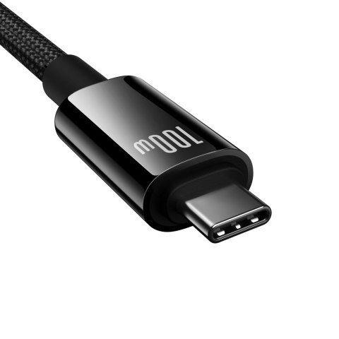 Kabel przewód Tungsten Gold USB-C 100W 4K 20Gb/s 60Hz 1.5m - czarny Kabel przewód Tungsten Gold USB-C 100W 4K 20Gb/s 60Hz 1.5m - czarny