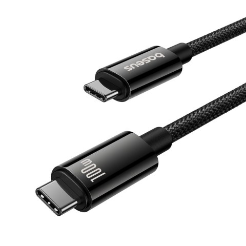 Kabel przewód Tungsten Gold USB-C 100W 4K 20Gb/s 60Hz 1.5m - czarny Kabel przewód Tungsten Gold USB-C 100W 4K 20Gb/s 60Hz 1.5m - czarny