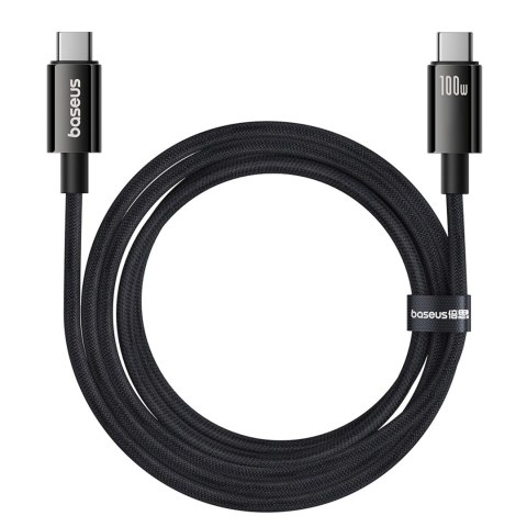 Kabel przewód Tungsten Gold USB-C 100W 4K 20Gb/s 60Hz 1.5m - czarny Kabel przewód Tungsten Gold USB-C 100W 4K 20Gb/s 60Hz 1.5m - czarny