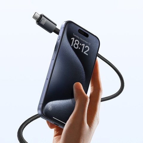 Kabel przewód Tungsten Gold USB-C 100W 4K 20Gb/s 60Hz 1.5m - czarny Kabel przewód Tungsten Gold USB-C 100W 4K 20Gb/s 60Hz 1.5m - czarny