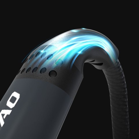 Kabel przewód z oplotem L3CC USB-C - USB-C 60W 2m - czarny Kabel przewód z oplotem L3CC USB-C - USB-C 60W 2m - czarny