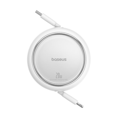 Kabel przewód zwijany Free2Pull USB-C - iPhone Lightning 20W 1m - biały Kabel przewód zwijany Free2Pull USB-C - iPhone Lightning 20W 1m - biały