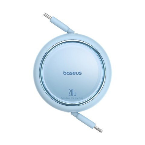 Kabel przewód zwijany Free2Pull USB-C - iPhone Lightning 20W 1m - niebieski Kabel przewód zwijany Free2Pull USB-C - iPhone Lightning 20W 1m - niebieski
