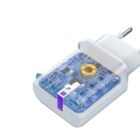 Ładowarka sieciowa do telefonu USB-A 18W - biała Ładowarka sieciowa do telefonu USB-A 18W - biała