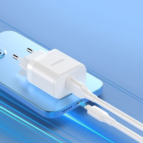 Ładowarka sieciowa do telefonu USB-A 18W - biała Ładowarka sieciowa do telefonu USB-A 18W - biała