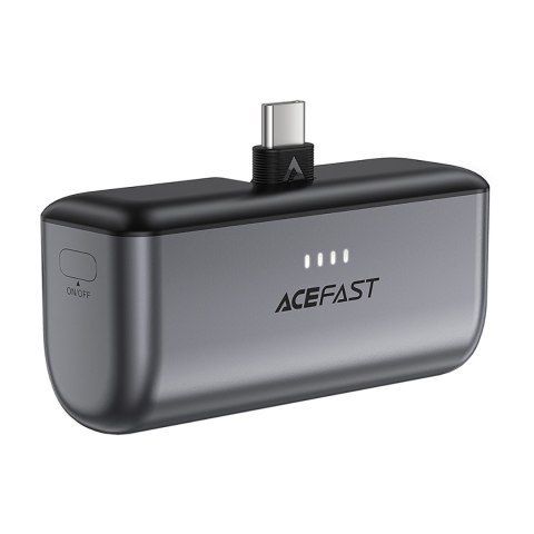 MINI Powerbank 5000mAh do telefonu USB-C PD 20W - czarny MINI Powerbank 5000mAh do telefonu USB-C PD 20W - czarny