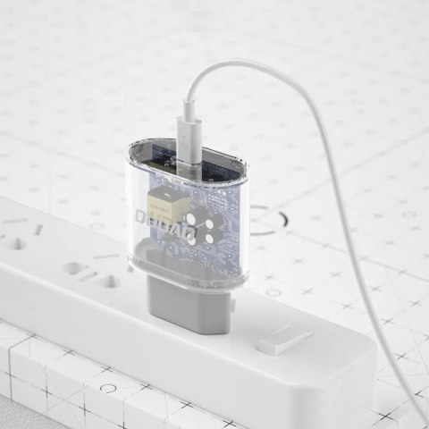 Mała ładowarka sieciowa A14EUC PD 20W USB-C + kabel USB-C - biała Mała ładowarka sieciowa A14EUC PD 20W USB-C + kabel USB-C - biała