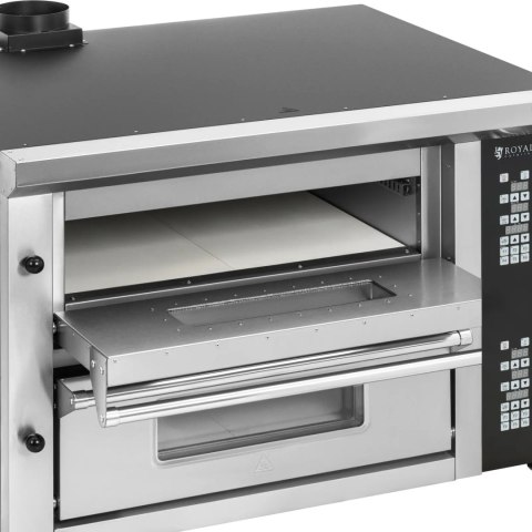 Piec do pizzy elektryczny z szamotem na 8 pizz śr. 33 cm 400 V 8400 W Piec do pizzy elektryczny z szamotem na 8 pizz śr. 33 cm 400 V 8400 W