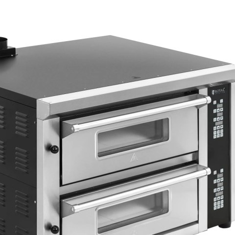 Piec do pizzy elektryczny z szamotem na 8 pizz śr. 33 cm 400 V 8400 W Piec do pizzy elektryczny z szamotem na 8 pizz śr. 33 cm 400 V 8400 W