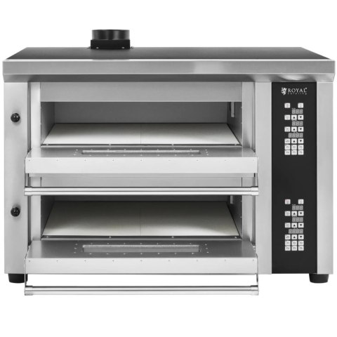 Piec do pizzy elektryczny z szamotem na 8 pizz śr. 33 cm 400 V 8400 W Piec do pizzy elektryczny z szamotem na 8 pizz śr. 33 cm 400 V 8400 W