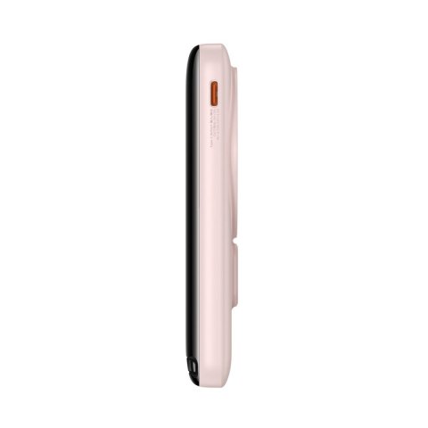 Powerbank z bezprzewodowym ładowaniem MagSafe 10000mAh 20W kabel USB-C 0.5m różowy Powerbank z bezprzewodowym ładowaniem MagSafe 10000mAh 20W kabel USB-C 0.5m różowy