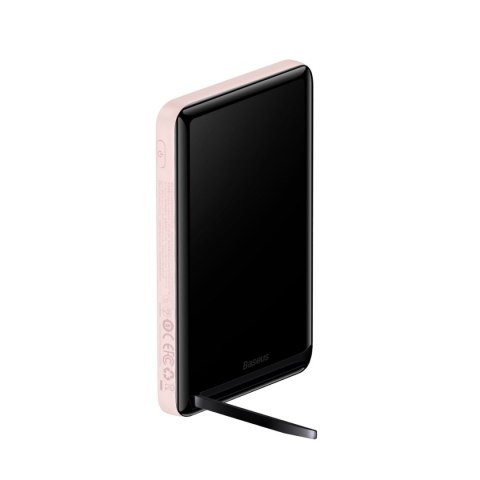 Powerbank z bezprzewodowym ładowaniem MagSafe 10000mAh 20W kabel USB-C 0.5m różowy Powerbank z bezprzewodowym ładowaniem MagSafe 10000mAh 20W kabel USB-C 0.5m różowy