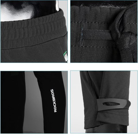 Spodnie sportowe wiatroszczelne Patrol kolarskie rowerowe trekingowe rozmiar XL - czarne Spodnie sportowe wiatroszczelne Patrol kolarskie rowerowe trekingowe rozmiar XL - czarne