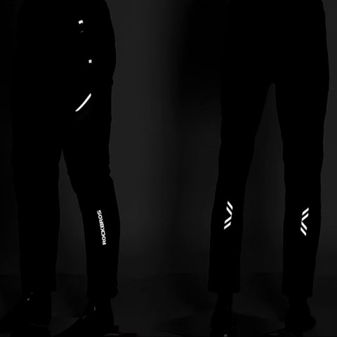 Spodnie sportowe wiatroszczelne Patrol kolarskie rowerowe trekingowe rozmiar XL - czarne Spodnie sportowe wiatroszczelne Patrol kolarskie rowerowe trekingowe rozmiar XL - czarne