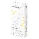 Szybka ładowarka USB C PD 20W + kabel USB C / Lightning 1m biały
