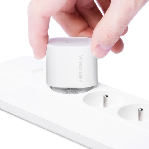 Szybka ładowarka USB C PD 20W + kabel USB C / Lightning 1m biały Szybka ładowarka USB C PD 20W + kabel USB C / Lightning 1m biały
