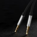 Kabel przewód audio AV119 mini jack 3.5mm 5m - czarny