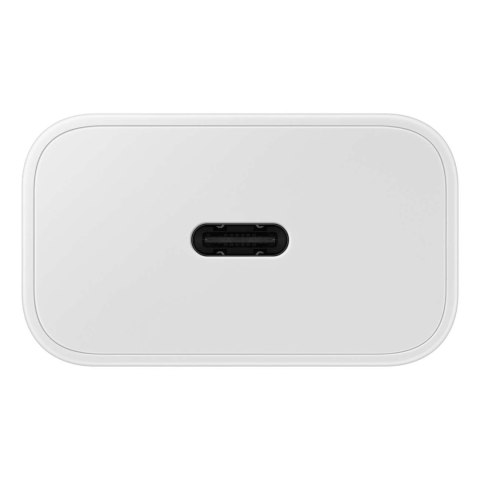 Ładowarka sieciowa GaN Samsung 25W SFC z kablem USB-C - biała Ładowarka sieciowa GaN Samsung 25W SFC z kablem USB-C - biała